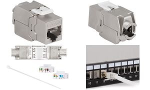LogiLink Keystone Verbinder Kat.6A, Klasse EA, geschirmt