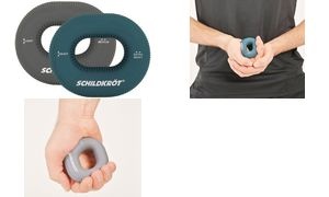 SCHILDKRÖT Ergo Handtrainer, 2er Set, blau / grau