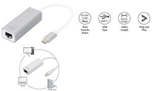DIGITUS USB 3.0 auf Gigabit Ethernet Adapter, weiß