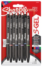 Sharpie Gelschreiber S-GEL, 0,7 mm, sortiert, 8er Blister