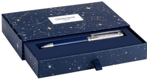 CARAN D'ACHE Drehkugelschreiber LEMAN COSMIC BLUE