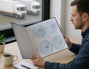 RNK Verlag Ordner für Diagrammscheiben, schwarz