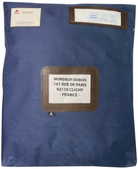 ALBA Banktasche "POCSOUGM" mit Dehnfalte, Polyester, blau