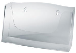 sigel Wand-Prospekthalter "acrylic", Acryl, DIN A4 quer