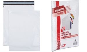 GPV Versandtaschen, 310 x 410 mm, aus Polyethylen, weiß