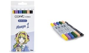 COPIC Marker ciao, 5+1 Set "Manga 1"