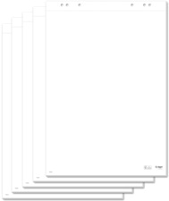 sigel Flipchart-Block, 680 x 990 mm, blanko, weiß, gerollt