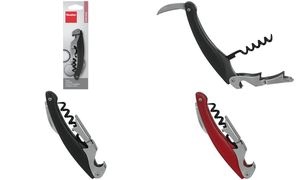 metaltex Kellner-Korkenzieher, Edelstahl, farbig sortiert