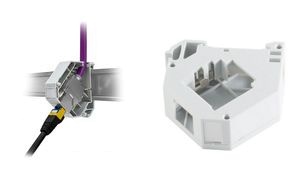 shiverpeaks Hutschienen-Adapter für RJ45 Keystonemodule