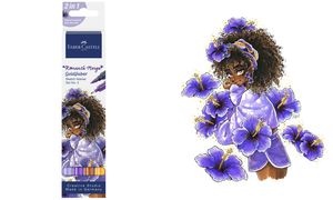 FABER-CASTELL Sketch Marker GOLDFABER, Set Romantic Manga 3