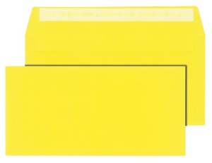 MAILmedia Briefumschlag, C6/5, ohne Fenster, gelb