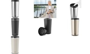 alfi Isolierbecher ISO COFFEE MUG PRO, 0,38 l, linen beige
