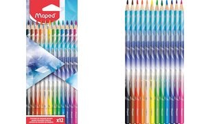 Maped Dreikant-Buntstifte ARCTIC, 12er Kartonetui