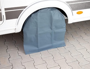 cartrend Caravan-Radschutzhülle XL, Polyester, dunkelgrau