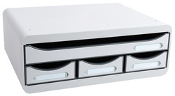 EXACOMPTA Schubladenbox TOOLBOX MINI, 4 Schübe, schwarz
