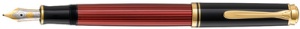 Pelikan Füllhalter "Souverän 600", schwarz/rot, B