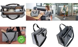 sigel Business-Filztasche Desk Sharing Bag Classic M, grau