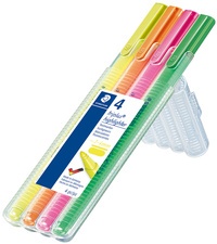 STAEDTLER Textmarker "triplus textsurfer", 4er Etui