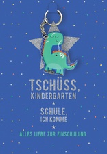 CACTUS Schulanfangs-Grußkarte "Einhorn"