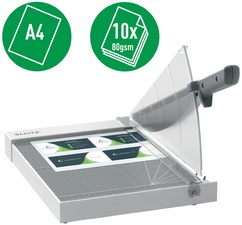 LEITZ Hebel-Schneidemaschine Home Office, DIN A4, anthrazit