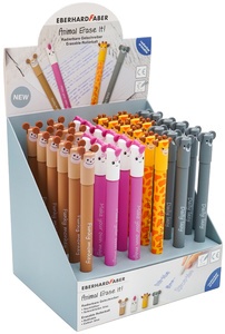 EBERHARD FABER Gelschreiber Animal Erase it!, 36er Display