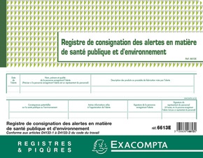 EXACOMPTA Piqûre "Registre de consignation", 240 x 320 mm