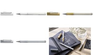 FABER-CASTELL Gel-Tintenroller BEYOND Gel Broad, weiß