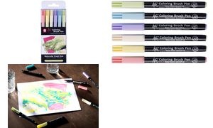 SAKURA Pinselstift Koi Colouring Brush Pen "Pastel", 6er Set