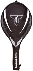 TALBOT torro 3/4 Badminton-Schlägerhülle, schwarz/weiß