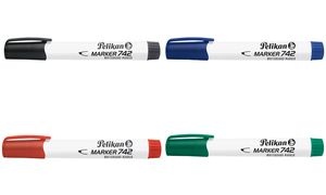 Pelikan Whiteboard-Marker 742, Keilspitze, blau