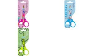 WEDO Bastelschere FANTASY "Sterne", rund, 130 mm, blau