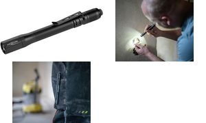 ANSMANN LED-Stiftleuchte PL130B Zoom, Aluminiumgehäuse