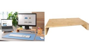 sigel Monitorständer Eyestyle, aus Bambus