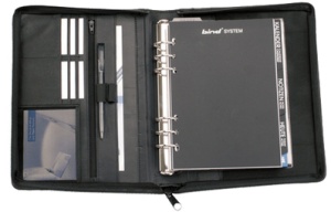 bind Terminplaner Modell T3-1, A5, ohne Kalender, schwarz