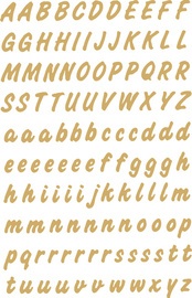 HERMA Buchstaben-Sticker A-Z, Folie wetterfest, gold