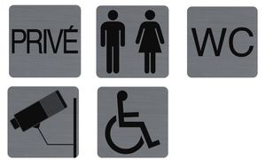 EXACOMPTA Hinweisschild "Toiletten Damen/Herren"
