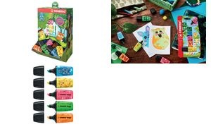 STABILO Textmarker BOSS MINI Animal Vibes, 50er Display