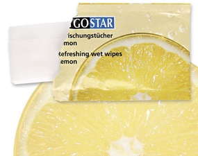 HYGOSTAR Erfrischungstuch Lemon, 100er Karton