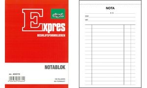 Expres Notablok, A6 staand, 100 vel