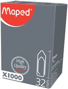 Maped Büroklammern, galvanisiert, 32 mm, Kleinpackung