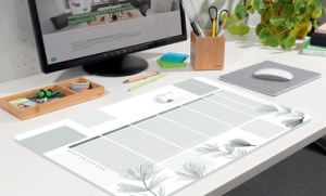 sigel Papier-Schreibunterlage "Weekly Planner Nature"