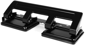 pavo Vierfachlocher, Stanzleistung: 20 Blatt, schwarz