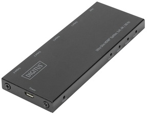 DIGITUS Ultra Slim HDMI Splitter, 1x4, 4K/60 Hz, schwarz