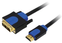 LogiLink HDMI Kabel High Speed, HDMI - DVI-D, 3 m LogiLink HDMI Kabel High Speed, HDMI - DVI-D, 3 m