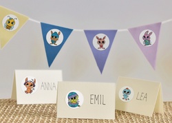 AVERY Zweckform ZDesign Oster-Sticker "Glubschies"