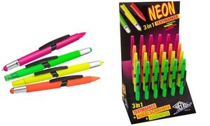 WEDO Eingabestift 3-in-1 NEON, 24er Display