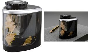 bind elektrischer Spitzer, Kunststoff, schwarz