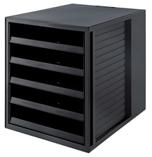 HAN Schubladenbox SCHRANK-SET KARMA, 5 offene Schübe, grau