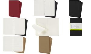 MOLESKINE Notizheft Cahier, P/A6, blanko, Karton, braun