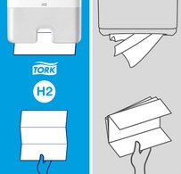 TORK Xpress Multifold Handtuchpapier, 213 x 240 mm, Z-Falz